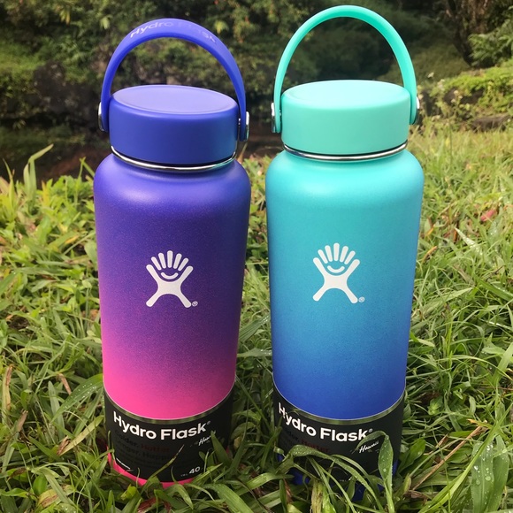 aqua blue hydro flask